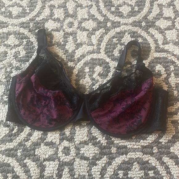 Unlined bra with lace details - Picture 1 of 6